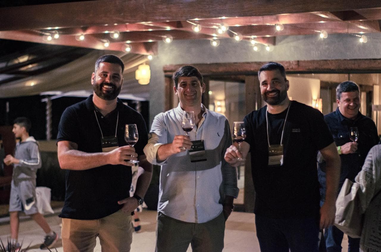 Os sócios do Vinhos na Serra