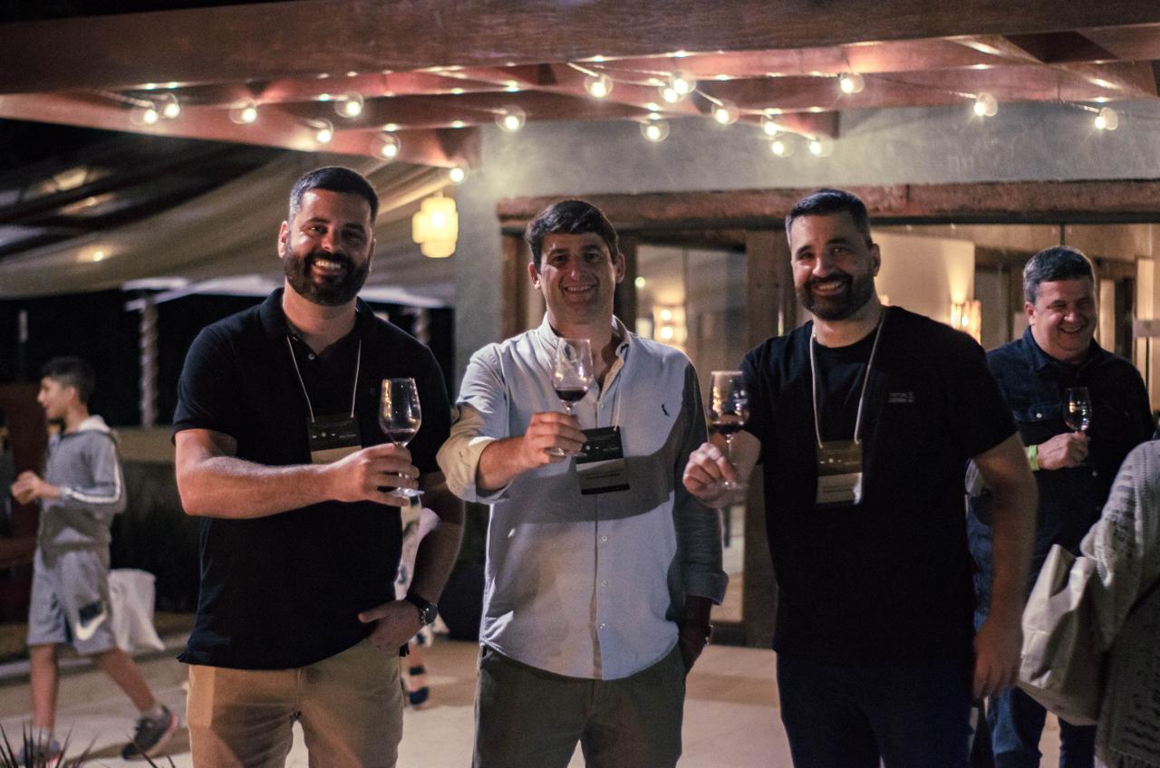 Os sócios do Vinhos na Serra